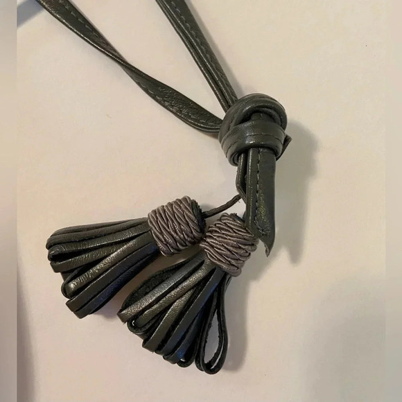 Vintage Carlo Fiori of Italy Purse Shoulder / Clutch Grays/Browns Reptile Skin - Picture 5 of 11